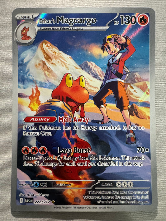 Ethan’s Magcargo 222/217 (ASCENDED HEROS) FULL ART